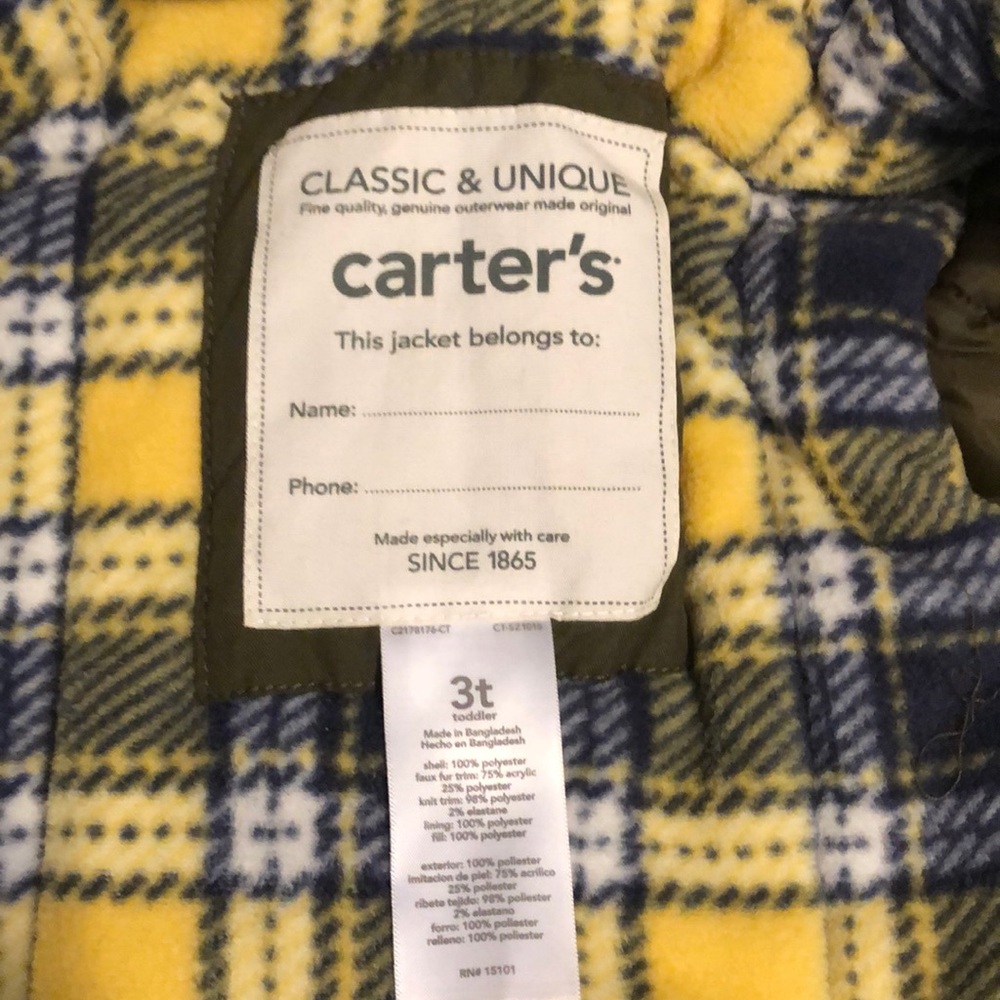 Carters Jacket - Picture 4 of 6